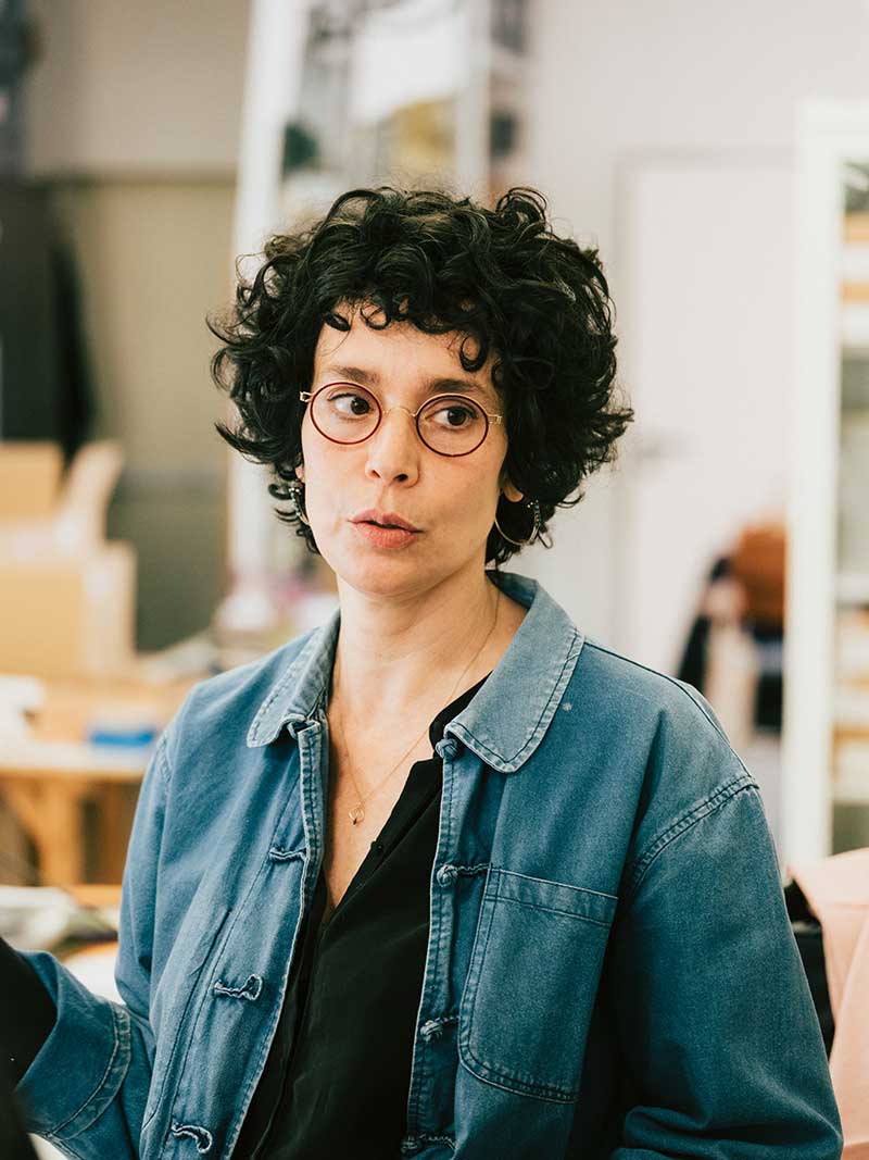 Artist Ilit Azoulay from close up