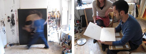 Berlin Art Link Studio Visit with Antonio Santin