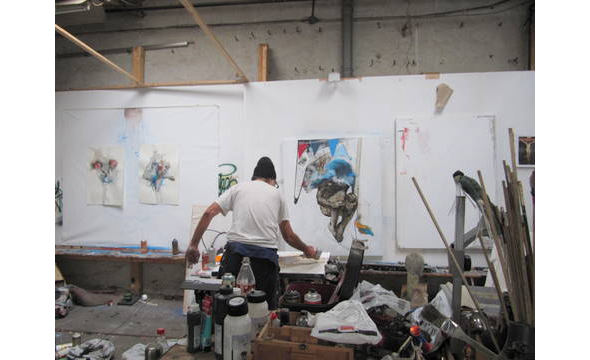 Berlin Art Link Studio Visit with Jaybo Monk