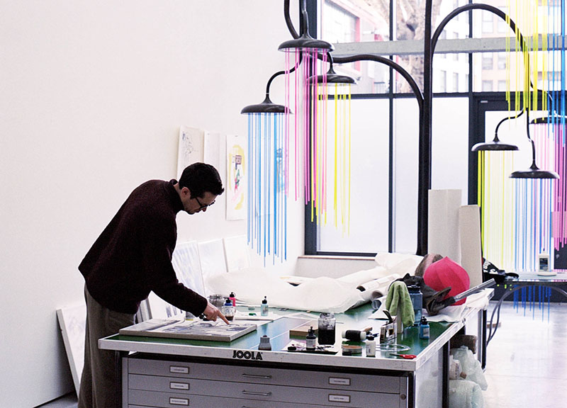 Berlin Art Link Studio Visit with Charles Avery