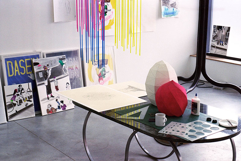 Berlin Art Link Studio Visit with Charles Avery