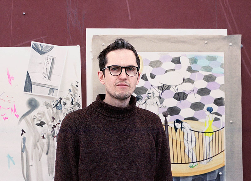 Berlin Art Link Studio Visit with Charles Avery