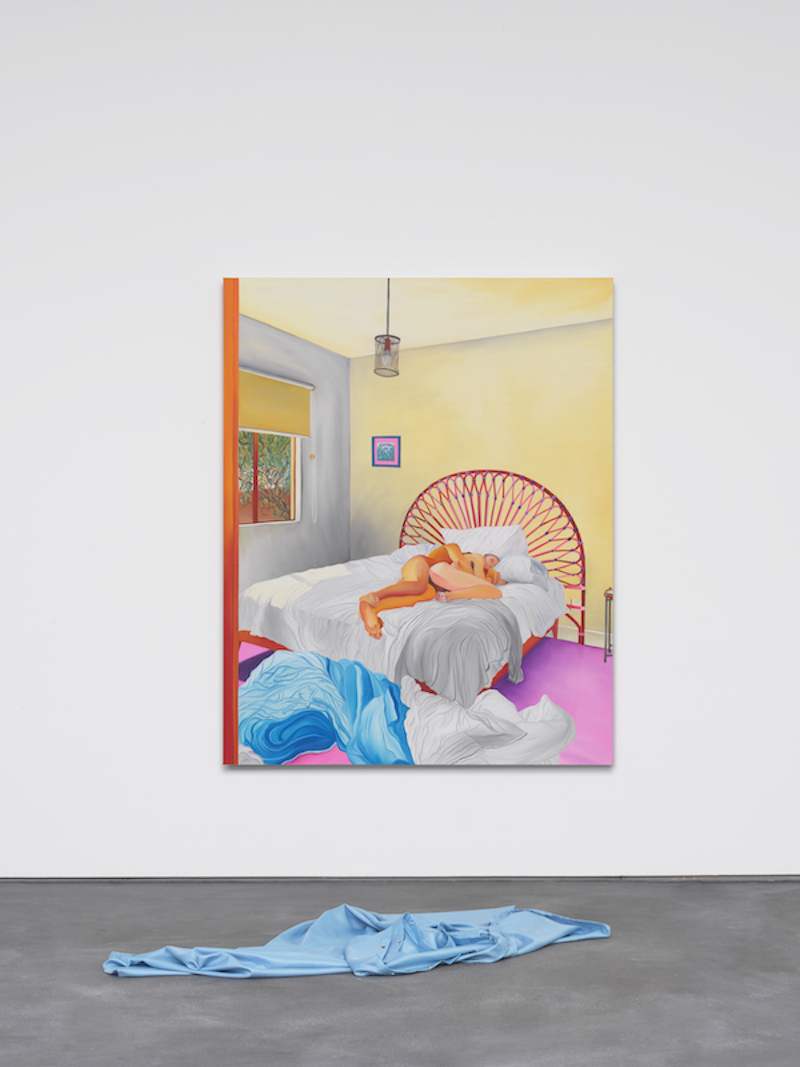 An installation view of the work ‘Schlafstunde (Mauricio & Navot in CDMX),’ by Navot Miller.