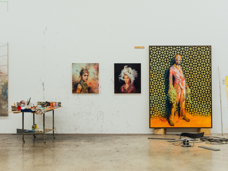 berlinartlink Studio Visit: Jonas Burgert