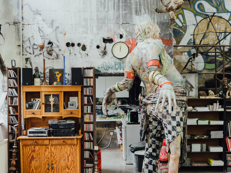 studio visit with Jonas Burgert