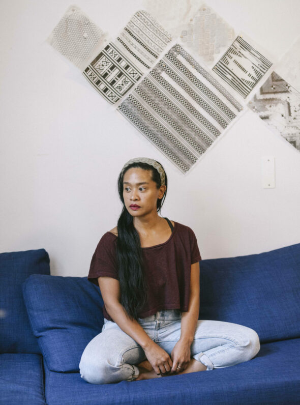 Berlin Art Link Studio Visit with artist Stephanie Comilang