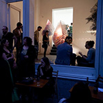 Elizabeth Delfs, exhibition view at Sur la Montagne, 2012; photo by Chloé Richard