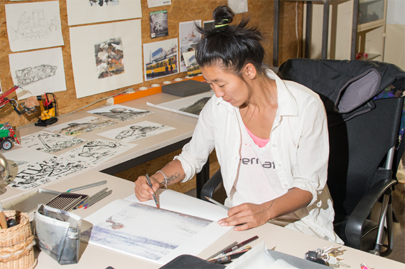 Berlin-Art-Link_Studio-Visit-Anne-Duk-Hee-Jordan_Photo-Alexander-Coggin_7